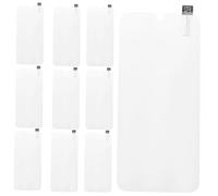 DOITOOL 10PCS Tempered Glass Screen Protectors High Transparency Scratch Fingerprint Protective Film with Drop and Impact Resistance for Clear Sensitive Touch Smartphone Safety