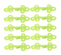 DOITOOL 10pcs Three Leaf Knot Design for Cheongsam Outerwear Lightweight and Breathable Spring Summer Accessory Authentic Cultural Heritage