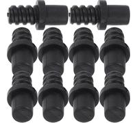 DOITOOL 10Pcs Toilet Brush Handle Connectors 16Mm Self-Locking Screw Adapter Plastic Connector for Toilet Brush Replacement Heads Compatible with