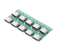 DOITOOL 10Pcs USB C Connector Board USB C Converter Board Female Connector Faster Data Transmission
