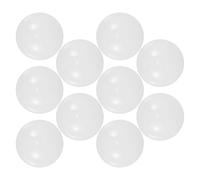 DOITOOL 10pcs White LED Shade Replacement for Small Bulbs, Hemispherical Pc+Aluminum Lamp Shades with Soft Lighting and Enhanced Illumination, for Makeup Vanity and Bathroom Fixtures