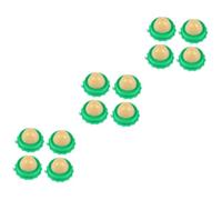 DOITOOL 12 PCS Catnip Lollipop Kitten Treats Natural Edible Cat Sweet Interactive Play Boost Vitamin Pudding Snacks with Transparent Cover for Healthy Catnip Fun