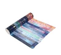 DOITOOL 12 Rolls Decorative Sky Washi Tape Art Craft Tapes for Scrapbooking Journals and DIY Projects Easy to Peel No Residue for Organizing and Decorating