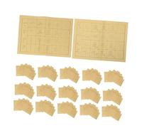 DOITOOL 120pcs Chinese Calligraphy Writing Tracing Paper Pad for Beginners Standard Stroke Practice Paper Made of Khaki for Learning Environments and Classroom Setting