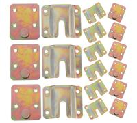 DOITOOL 12Pairs Heavy Duty Flush Mount Interlocking Photo Frame Hooks Metal Hanging Buckle Brackets for Picture Display Art Gallery and Wall Mounted Decor