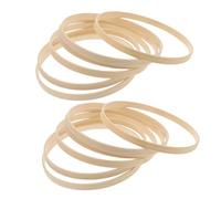 DOITOOL 12pcs Bamboo Dream Catcher Rings DIY Craft Accessories for Handcraft Wreaths Mandalas Embroidery Frames Natural Smooth Bamboo Hoops for Creative Projects