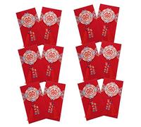 DOITOOL 12pcs Creative Red Envelopes Traditional Chinese Wedding Money Packets Decorative Cash Gift Pouches for Prosperity and Blessings