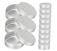 DOITOOL 12pcs Dog Nose Training Case Small Aluminum Odor Training Container 60ml Capacity Metallic Scent Supplies Ease Emotional Pressure Release Excess Energy for Working Dogs