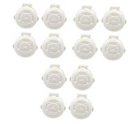 DOITOOL 12pcs Emergency Stop Button Door Stopper Safety Lock Locks Computer Key Protection Cover