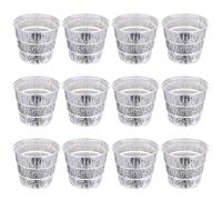 DOITOOL 12PCS Foil Tray Grease Bucket, Smoker Bucket Liner for Catching Grease, Professional Liner Replacement, Barbecue & Outdoor Dining