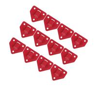 DOITOOL 12Pcs Heavy Duty Fire Extinguisher Wall Mount Hooks Triangular Iron Brackets for Fire Safety Accessories Wear-Resistant Hanging Holders for Multiple Installations