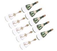 DOITOOL 12pcs Mini Plastic Wedding Bubble Bottles Bulk Pack Refillable Decorative Party Bubble Containers for Wedding Party Creative and Unique Design