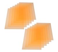 DOITOOL 12Pcs Orange PVC Lighting Gels Sheets 0.3Mm 210×297Mm Light Diffuser Film Transmission Plates for Photography Lighting Filters