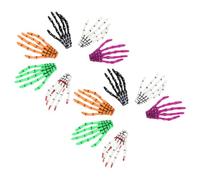 DOITOOL 12pcs Skeleton Hair Clip Halloween Hair Clips Plastic Skeleton Hand Bones Fluorescent Gothic for Makeup and Cosplay Women