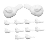 DOITOOL 12Pcs Unfinished Foam Birds for DIY Crafts Easter Decorations Versatile Supplies for Creative Projects Fun for Family Activities
