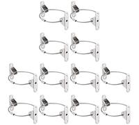 DOITOOL 12sets Furniture Falling Connector Boy Girl Proofing Furniture Anchor Shake Connector Wardrobe Fixer Safety Straps for Wall for Boys and Girls Safe Home Setup