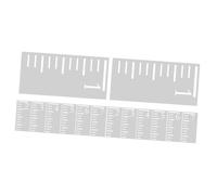 DOITOOL 14pcs Boys and Girls Growth Chart Plastic Ruler Reusable Height Wall Decor Stencil Template for Boy Girl Growth Chart for and Wall Height