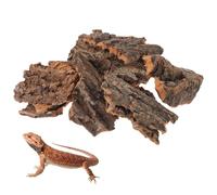 DOITOOL 14pcs Reptile Bark Hideouts Multi-functional Terrarium Climbing Basking Platforms Reptile Supply for Turtle Lizard Amphibian Habitat Decor