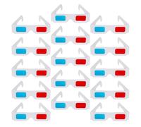 DOITOOL 150pcs Cardboard Glasses for Boys and Girls Parties Movie Watching Science Projects Comic Books Disposable Eyeglasses Red Blue Lenses