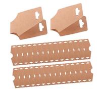 DOITOOL 150pcs Foldable Jewelry Display Cards Portable Blank Tag Holders for Earrings Bracelets and Necklaces for Retail and Online Marketing