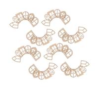 DOITOOL 150pcs Wooden Mini Fairy Door Window Unpainted DIY Accessories for Garden Dollhouse Creative Crafts for Tree Decor Scrapbooking Home Decor