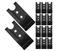 DOITOOL 15pcs Metal Belt Clips for Phone Case and Trousers Double Hole Iron Clips with Precise Compatibility and Reliable Versatility and Travel Pouches