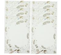 DOITOOL 16 Sheets Vintage Embossed Writing Cards with Elegant Envelopes Romantic Invitation and Greeting Stationery for Holiday Parties Thank You Notes and Special Occasions