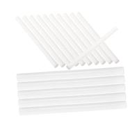 DOITOOL 16Pc White Hot Melt Glue Sticks Multipack for Strong Bonding Plastics Wood Metal Fabric and Crafts High Viscosity Fast Curing Repair Tool for DIY Art and Home Use