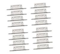 DOITOOL 16pcs Cabinet Door Hinges Foldable Metal Butt Hinges with Scratch-Resistant Coating Robust Cast Iron Construction Silent Smooth Operation for Cabinets and Chest Boxes Mounting