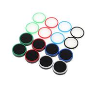 DOITOOL 16pcs Dark Joystick Cap Silicone Luminous Grip Cover Compatible with Handheld Gaming Console Joystick