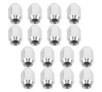 DOITOOL 16pcs Motorcycle Screw Nut Lug Nut for Tire Stainless Steel M10x1.25 M10*25 Silver for Quad Bike Beach Riding