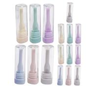 DOITOOL 16pcs Silicone Contact Lens Remover Tool for Hard and Soft Lenses with Comfortable to Hold Short Handle and Compact Ergonomic Design Suitable for Home and Emergency Random Color