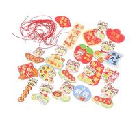 DOITOOL 18 Pieces Chinese Year Snake Hanging Ornaments Festive Lunar Year Decoration for Home and Garden with Vibrant Colors and Intricate Craftsmanship