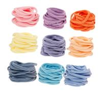 DOITOOL 180pcs Multicolored Elastic Weaving Loom Loops for Potholder DIY Crafts High Durability and Elasticity Vibrant Macaron Colors for Beginners and Creative Projects
