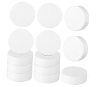 DOITOOL 18pcs Lightweight Foam Circles Craft Discs for Cake Decorating Practice Floral Arrangements Multi Purpose Craft Blanks for Painting Glue Cutting Projects