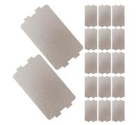 DOITOOL 18Pcs Microwave Oven Mica Sheet Replacement Heat-Resistant Mica Plates 11.6X6.5Cm for Microwave Waveguide Cover Kitchen Spare Parts Maintenance