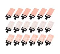 DOITOOL 18pcs Refillable Travel Liquid Containers 90ml Leakproof Self Standing Spout Pouches for Storing Essential Oils and Cosmetics, Compact Capacity Pet Pa Lldpe Flat Pouches