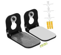 DOITOOL 1Pair Soundbar Wall Mount Bracket Secure Sturdy Speaker Holder for Discreet Installation Compatible with Various Soundbar Models for Home Theatre