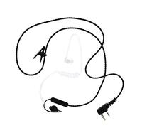 DOITOOL 1pc Acoustic Tube Mono Headset for Radiation Wired Earphone with Sound and Noise Isolation Comfortable Earpiece for Secure Communication