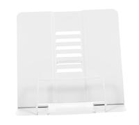 DOITOOL 1pc Adjustable Book Stand Lightweight Reading Rack for Students Portable Textbook Holder Elegant Design for Home Office Library and Tablet Support