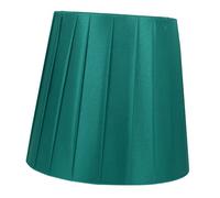 DOITOOL 1pc Clamp Lampshade Bed Pleated Lampshade Green Shade Bedroom Teal Lamp Shade Cover Lamp Blue Clip Cover Cloth Fabric Pleated Bedside Linen Room Decoration Iron Green