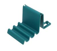 DOITOOL 1Pc Portable Tablet Stand with Three Slot Design Non Slip Bracket for Phones and Tablets for Hands Viewing and Clutter Control Lightweight and Stylish Matcha