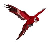 DOITOOL 1pc Realistic Parrot Garden Statue Decorative Ornament for Home Vivid Simulation Bird Figure for Landscaping for Outdoor and Indoor Decoration Display