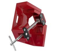 DOITOOL 1PC Shaped Right Angle Clamp Photo Frame Clamping Tool for Woodworking and Home Use Durable Corner Clamp with Skid Handle Red
