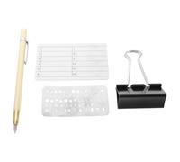 DOITOOL 1set Fireproof Stainless Steel Seed Phrase Plate Secure to Words for Hardware Wallet Backup Cold Storage Seed Plate for Crypto Wallet Security Silver