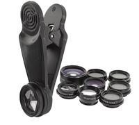 DOITOOL 1set Mobile Phone Camera Lens Kit with Wide Angle Fisheye Macro Kaleidoscope Lenses for Smartphones HD Camera Lens for Professional and Personal Use
