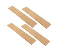 DOITOOL 1set Self Adhesive Cork Batten Strips Frameless Memo Board for Office Home School Natural Non Slip Cork Material for Messages Photos Notes Display 4pcs