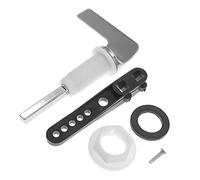 DOITOOL 1Set Toilet Handle Replacement Alloy Flush Lever Easy Install for Front Side Angle Mount Toilets Suitable for Bathroom Home Use