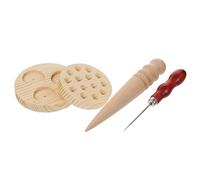 DOITOOL 1set Wooden Moxa Cone DIY Mold Moxa Maker Tool for Home Moxibustion Heat Backflow Scent Kit for Mass Production and Personal Use