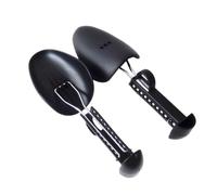 DOITOOL 2 Pairs Adjustable Black Plastic Shoe Trees for Women Shoe Stretcher Boot Holder to Keep and Extend Suitable for Boots